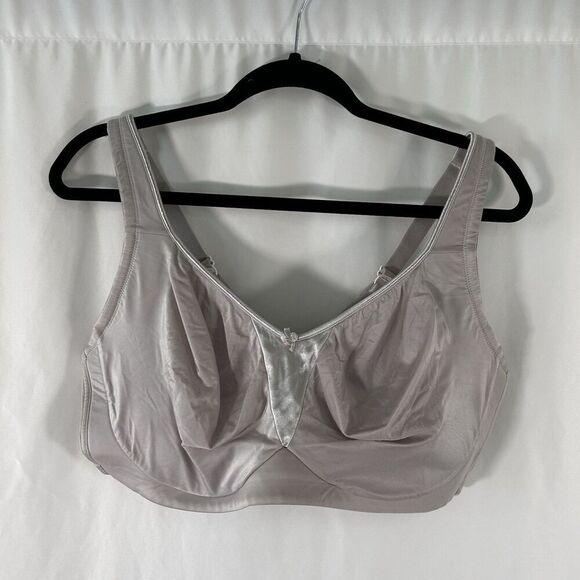 Olga Warner's Bra Women's 42DDD Purple Wireless Straps Hook Eye - Picture 1 of 5